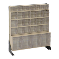 Tip-Out Bins Stand, 23-5/8" W x 8" D x 28" H, 31 Drawers Absolute Business Supply