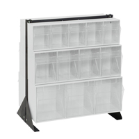 Tip-Out Bins Stand, 23-5/8" W x 16" D x 28" H, 24 Drawers Absolute Business Supply