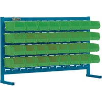 Rayonnage &agrave; persienne avec bacs, 32 bacs, 36" la x 8-1/4" p x 22" h Absolute Business Supply