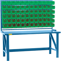 Rayonnage &agrave; persienne avec bacs, 36 bacs, 72" la x 15" p x 40" h Absolute Business Supply