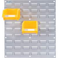 Panneau perfor&eacute; en m&eacute;tal pour bacs, 16 bacs, 18" la x 1/8" p x 19" h Absolute Business Supply