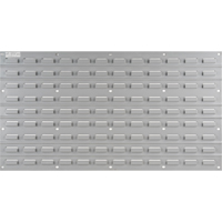 Panneau perfor&eacute; en m&eacute;tal pour bacs, 32 bacs, 36" la x 1/8" p x 19" h Absolute Business Supply