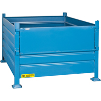 Bulk Stacking Containers, 30" H x 34.5" W x 40.5" D, 4500 lbs. Capacity Absolute Business Supply