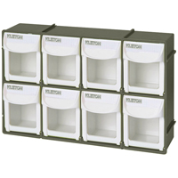 Heavy-Duty Tilt Bin, 11-3/4" W x 2-3/4" D x 7-7/8" H, 8 Drawers Absolute Business Supply