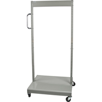 Servante mobile de bacs &agrave; plateaux inclinables - chariot seulement, &agrave; deux c&ocirc;t&eacute;s, 26-1/4" la x 22" p x 57-1/2" h Absolute Business Supply