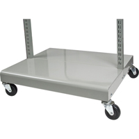 Servante mobile de bacs &agrave; plateaux inclinables - chariot seulement, &agrave; deux c&ocirc;t&eacute;s, 26-1/4" la x 22" p x 57-1/2" h Absolute Business Supply