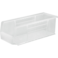 Clear-View Ultra Stack & Hang Bin, 5-1/2" W x 5" H x 14-3/4" D, Clear Absolute Business Supply