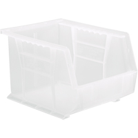 Clear-View Ultra Stack & Hang Bin, 8-1/4" W x 7" H x 10-3/4" D, Clear Absolute Business Supply