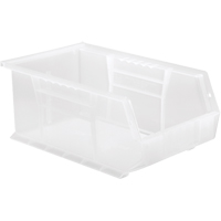 Clear-View Ultra Stack & Hang Bin, 8-1/4" W x 6" H x 13-5/8" D, Clear Absolute Business Supply