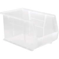 Clear-View Ultra Stack & Hang Bin, 8-1/4" W x 8" H x 13-5/8" D, Clear Absolute Business Supply