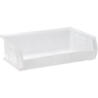 Clear-View Ultra Stack & Hang Bin, 16-1/2" W x 5" H x 10-7/8" D, Clear Absolute Business Supply
