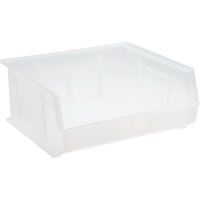 Clear-View Ultra Stack & Hang Bin, 16-1/2" W x 7" H x 14-3/4" D, Clear Absolute Business Supply