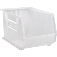 Clear-View Ultra Stack & Hang Bin, 11" W x 10" H x 18" D, Clear Absolute Business Supply