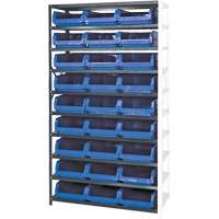 Shelving Unit with Stacking Bins, Steel, Magnum Bin, 650 lbs. Capacity, 42" W x 76" H Absolute Business Supply