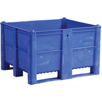 Conteneur pour palettes, 40"/47,25" p x 48"/39,4" la x 29"/29,1" h, Capacit&eacute; 1543 lb/2650 lb, Bleu Absolute Business Supply
