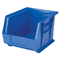 Stack & Hang Bin, 8-1/4" W x 7" H x 10-3/4" D, Blue Absolute Business Supply