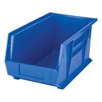 Stack & Hang Bin, 8-1/4" W x 7" H x 14-3/4" D, Blue Absolute Business Supply