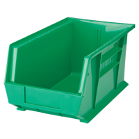 Stack & Hang Bin, 8-1/4" W x 7" H x 14-3/4" D, Green Absolute Business Supply