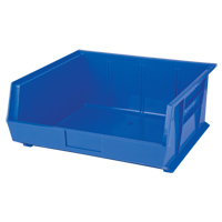 Bac empilable & &agrave; suspendre, 16-1/2" la, 7" h x 14-3/4" p, Bleu Absolute Business Supply