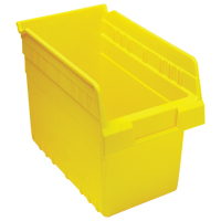 Bacs pour &eacute;tag&egrave;re Store-Max, 6-5/8" la x 8" H x 11-5/8" p, Jaune, Capacit&eacute; 44 lb Absolute Business Supply