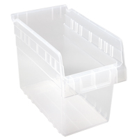 Bacs pour &eacute;tag&egrave;re Store-Max, 6-5/8" la x 8" H x 11-5/8" p, Transparent, Capacit&eacute; 44 lb Absolute Business Supply