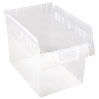 Bacs pour &eacute;tag&egrave;re Store-Max, 8-3/8" la x 8" H x 11-5/8" p, Transparent, Capacit&eacute; 44 lb Absolute Business Supply
