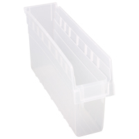 Bacs pour &eacute;tag&egrave;re Store-Max, 4-3/8" la x 8" H x 17-7/8" p, Transparent, Capacit&eacute; 56 lb Absolute Business Supply