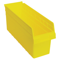 Bacs pour &eacute;tag&egrave;re Store-Max, 6-5/8" la x 8" H x 17-7/8" p, Jaune, Capacit&eacute; 56 lb Absolute Business Supply