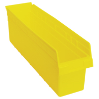 Bacs pour &eacute;tag&egrave;re Store-Max, 6-5/8" la x 8" H x 23-5/8" p, Jaune, Capacit&eacute; 68 lb Absolute Business Supply