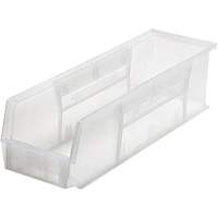 Ultra Stack & Hang Bin, 17-7/8" W x 5" H x 5-1/2" D, Clear Absolute Business Supply
