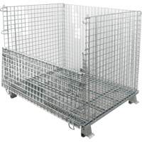 Collapsible Wire Container, 48" W x 40" D x 36" H, 4000 lbs. Capacity Absolute Business Supply