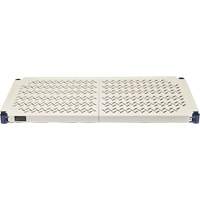 Wire Shelving Unit with Plastic Shelves, Wire Frame with Plastic Shelves, Boltless, 600 lbs. Capacity, 30" W x 72" H x 18" D Absolute Business Supply