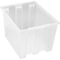 Contenant robuste Stack & Nest, 13" x 15,5" x 19,5", Transparent Absolute Business Supply