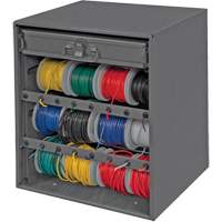 Armoire d'entreposage pour fil et borne, Acier, 1 tiroirs, 15-9/16" x 11-7/8" x 16-3/8", Gris Absolute Business Supply