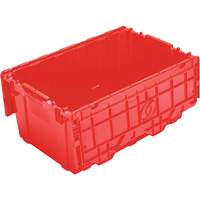 FP243C FliPak Nestable Tote, 26.9" x 16.9" x 12.1", Red Absolute Business Supply
