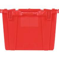 FP243C FliPak Nestable Tote, 26.9" x 16.9" x 12.1", Red Absolute Business Supply