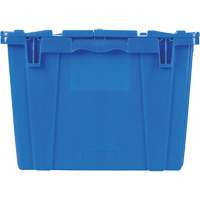 FP243C FliPak Nestable Tote, 26.9" x 16.9" x 12.1", Blue Absolute Business Supply