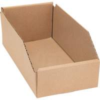 Deep Corrugated Parts Bins, 5-3/4" W x 11-1/4" D x 4-1/2" H, Beige Absolute Business Supply