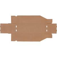 Deep Corrugated Parts Bins, 5-3/4" W x 17-1/4" D x 4-1/2" H, Beige Absolute Business Supply