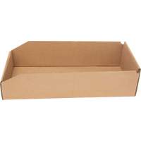 Deep Corrugated Parts Bins, 7-3/4" W x 17-1/4" D x 4-1/2" H, Beige Absolute Business Supply
