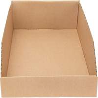 Deep Corrugated Parts Bins, 9-3/4" W x 17-1/4" D x 4-1/2" H, Beige Absolute Business Supply
