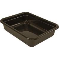 All-Purpose Flat-Bottom Storage Tub, 5" H x 17" D x 22" L, Plastic, Grey Absolute Business Supply