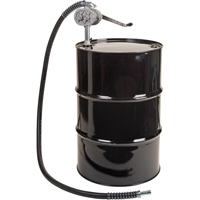Rotary Lobe Type Drum Pump, Aluminum/Steel, Fits 55 Gal., 1 liter per revolution Absolute Business Supply
