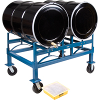 Drum Stacking Rack, 2 Drums, 1600 lbs. Capacity, 45-1/2" W x 30" D x 12-1/2" H Absolute Business Supply