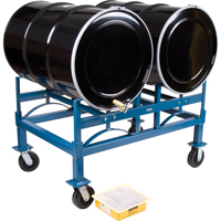 Drum Stacking Rack & Dolly Kits, 2 Drums, 1600 lbs. Capacity, 46" W x 30" D x 21-1/2" H Absolute Business Supply