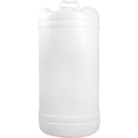 Barils en poly&eacute;thyl&egrave;ne &agrave; ouverture &eacute;troite, 15 gal. US (12,49 gal. imp.), Dessus ferm&eacute;, Naturel Absolute Business Supply