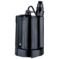 Automatic Submersible Utility Pump, 1/3 HP, 2160 GPH, 115 V, 4 A Absolute Business Supply