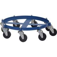 Chariot pour baril octogonal, Acier, Capacit&eacute;e 2000 lb, Diam&egrave;tre 27-1/16", Roue en Fonte Absolute Business Supply