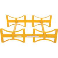 Steel Stackable Drum Rack, 2 Drums, 1600 lbs. Capacity, 45-1/2" W x 29-7/8" D x 12-3/4" H Absolute Business Supply