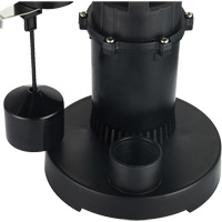 Thermoplastic Submersible Sump Pump, 2560 GPH, 115 V, 4.6 A, 1/3 HP Absolute Business Supply